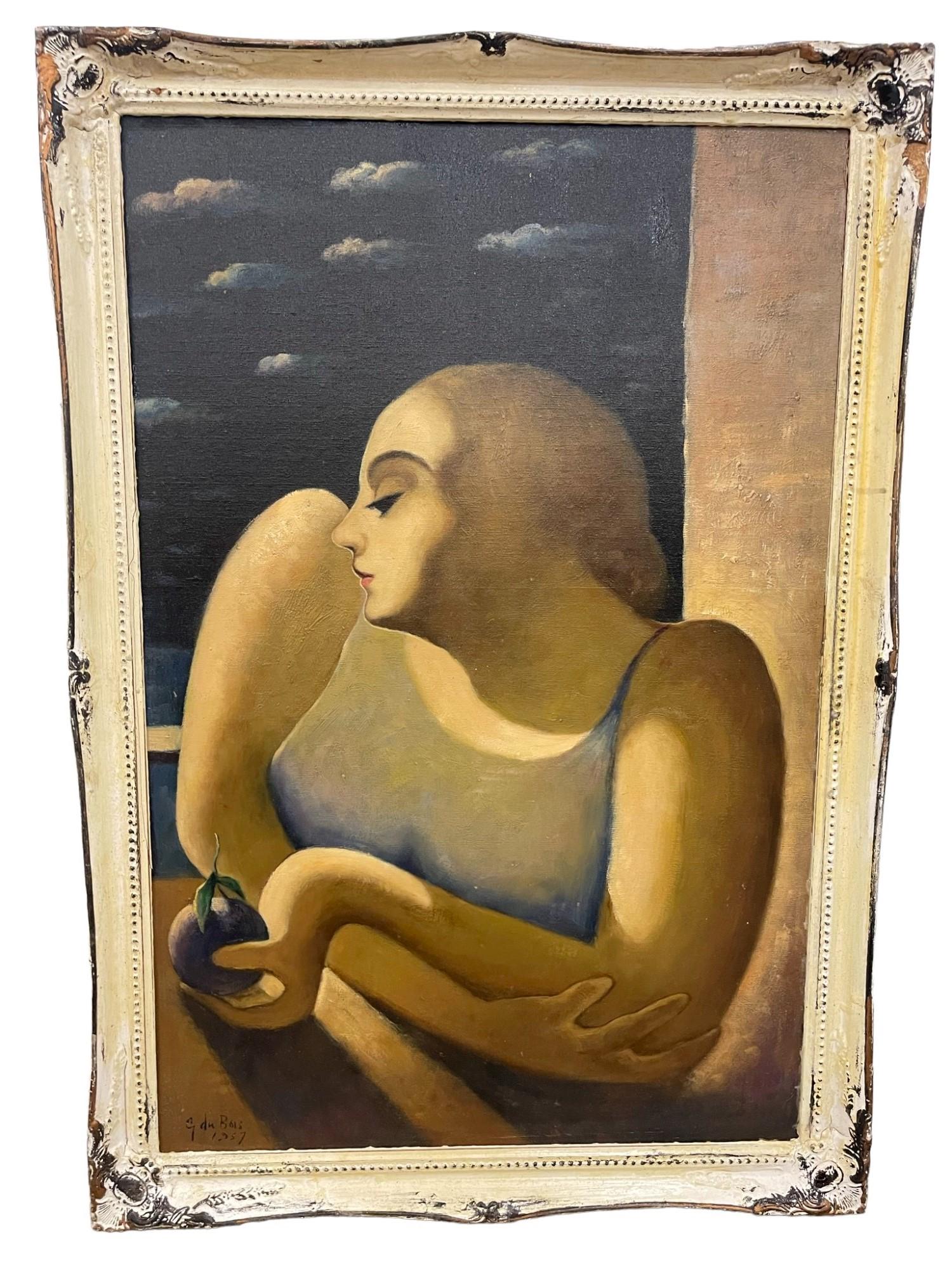 Oil on Canvas Board Painting Signed G. DuBois (1 of 4)