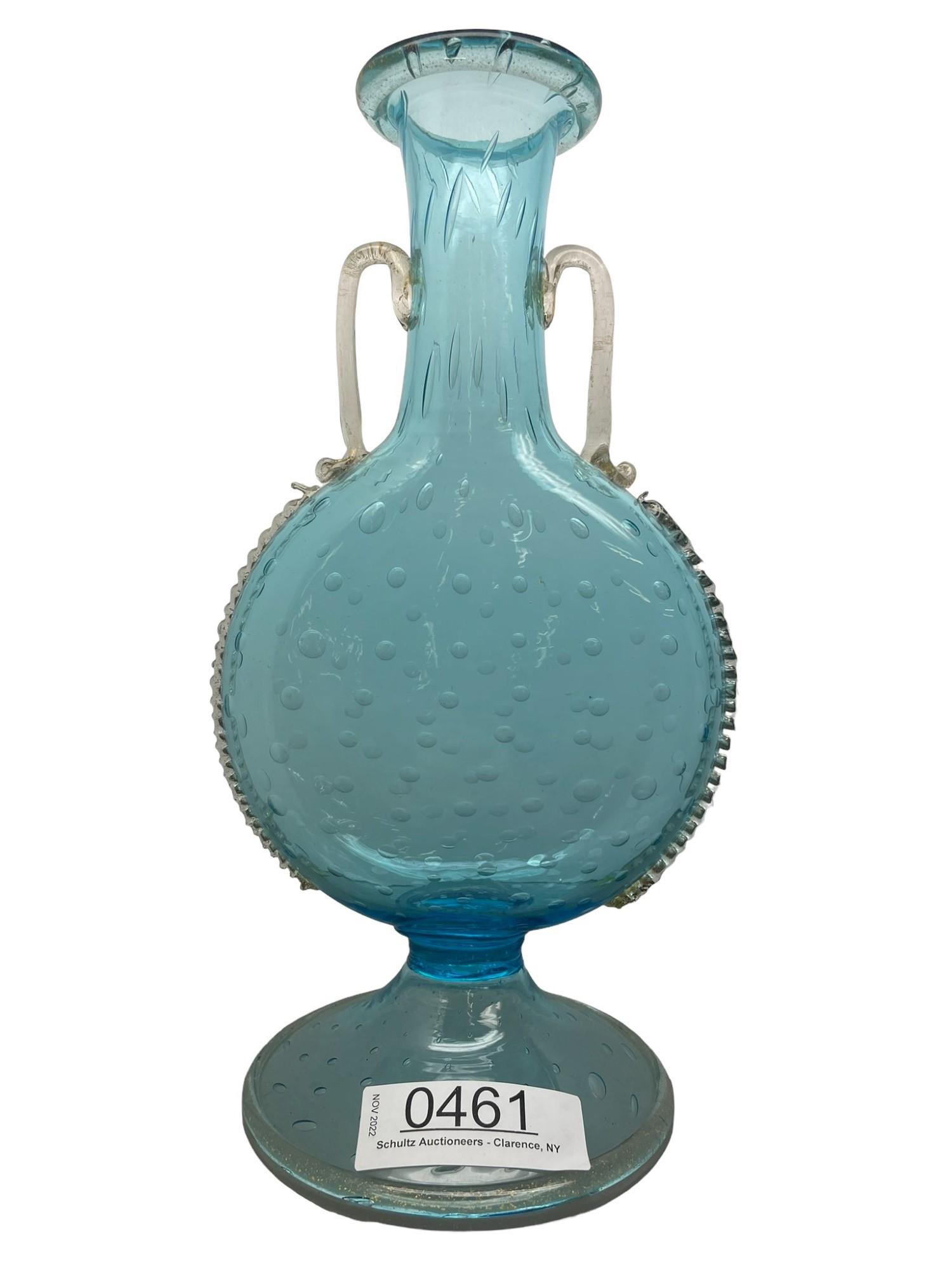 Venini Art Glass Control Bubble Vase (1 of 7)