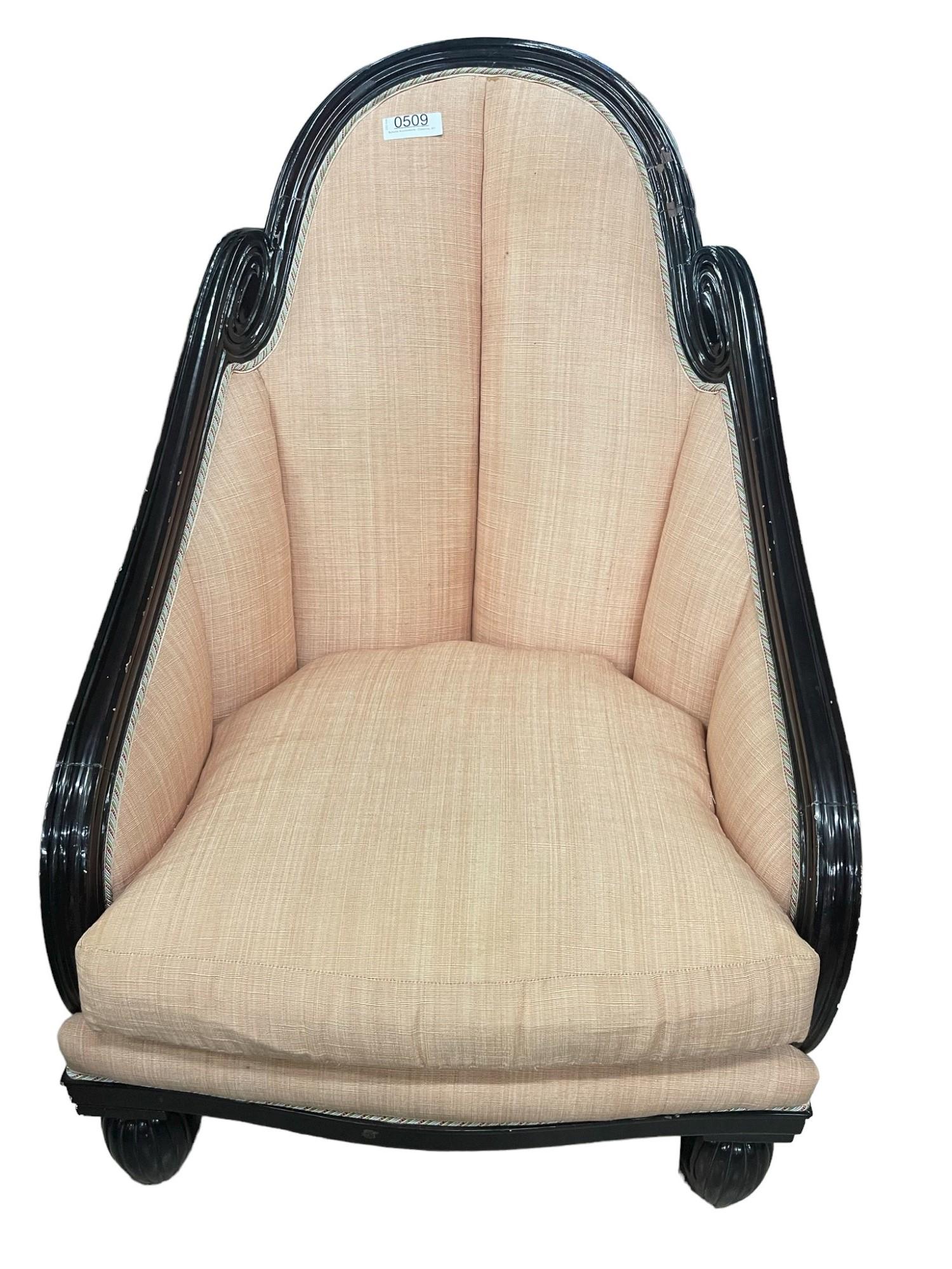 French Deco Arm Chair Manner of Maurice Dufrene (1 of 7)