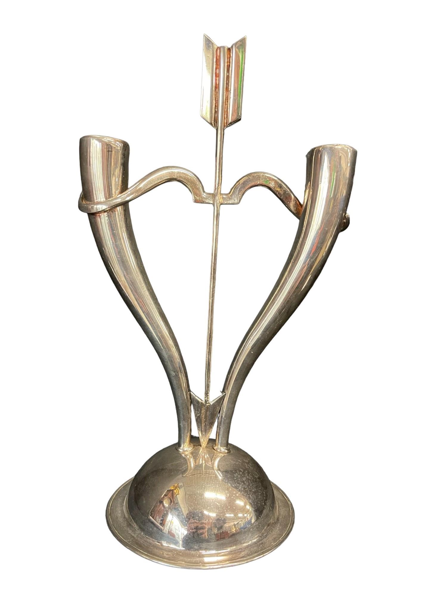 Gio Ponti Silver Plated Candelabra 1940's (1 of 5)