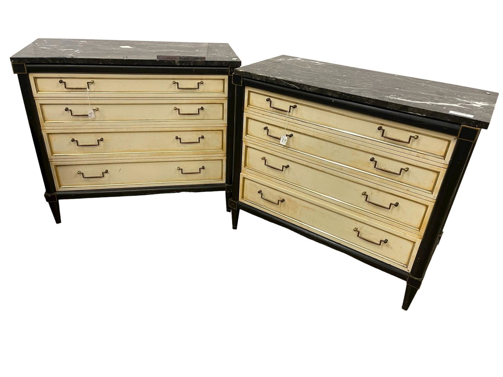 Pair Maison Jansen 3 Drawer Chests (1 of 11)