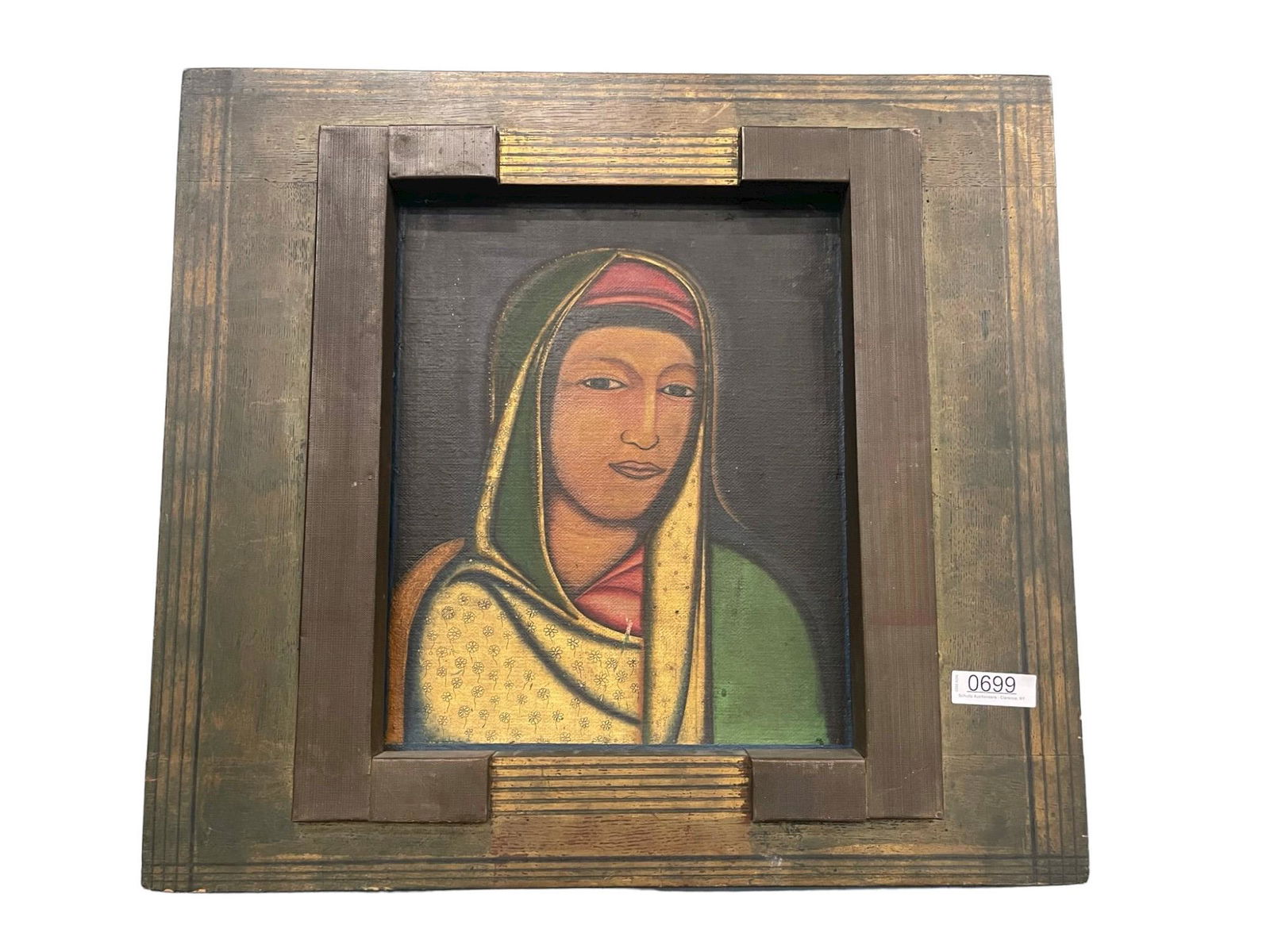 Oil on Board Paint Decorated Frame (1 of 4)