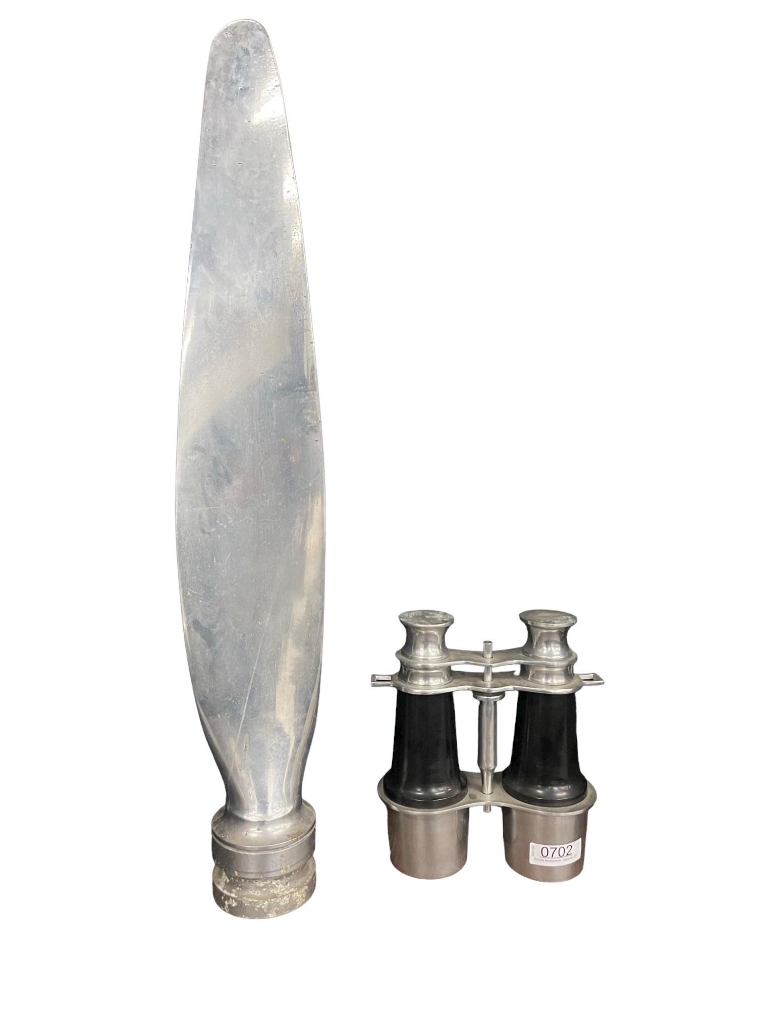 2 Sculptures incl Aluminum Binoculars (1 of 7)