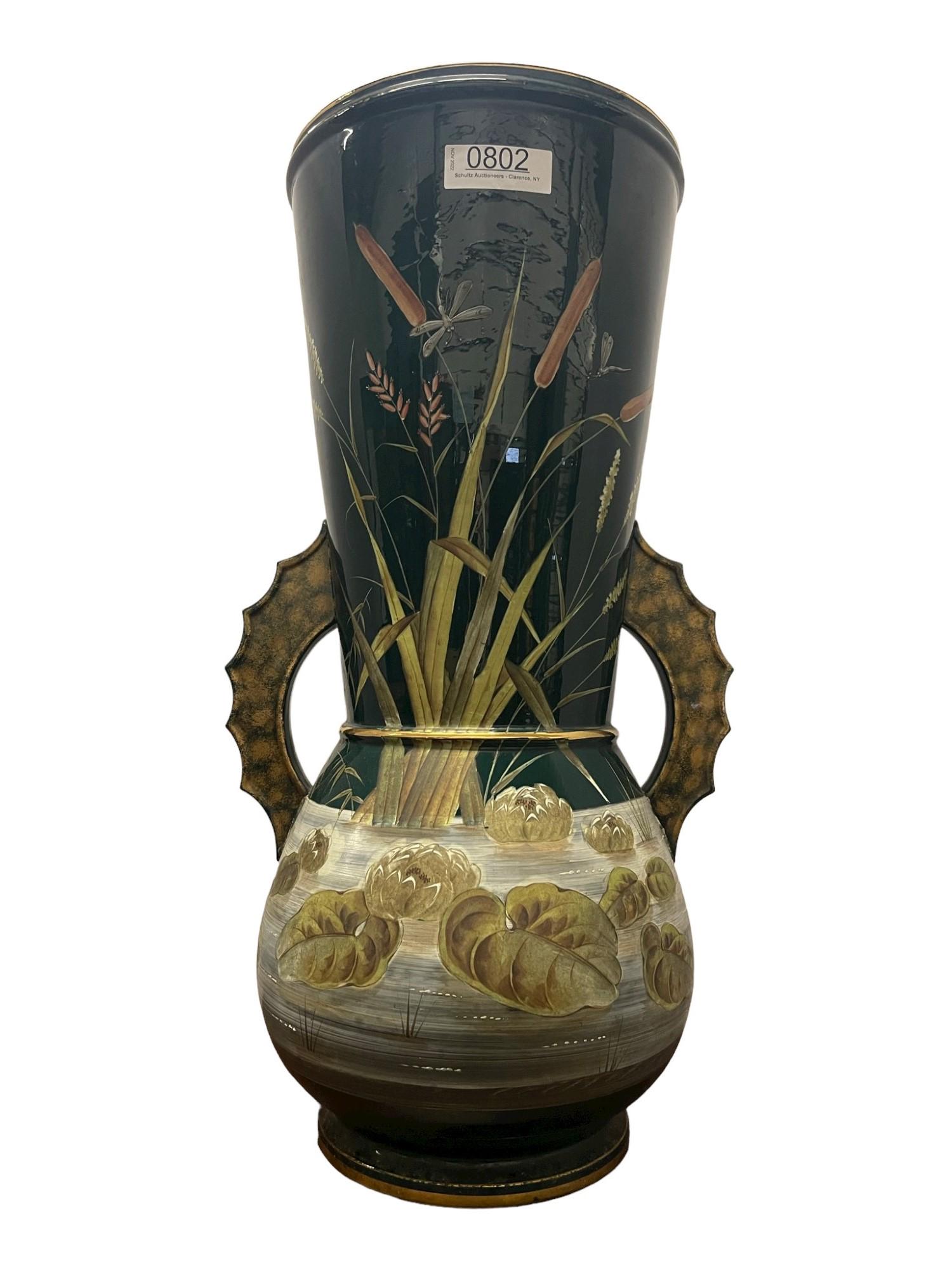 Large Porcelain Hand Painted Vase (1 of 7)