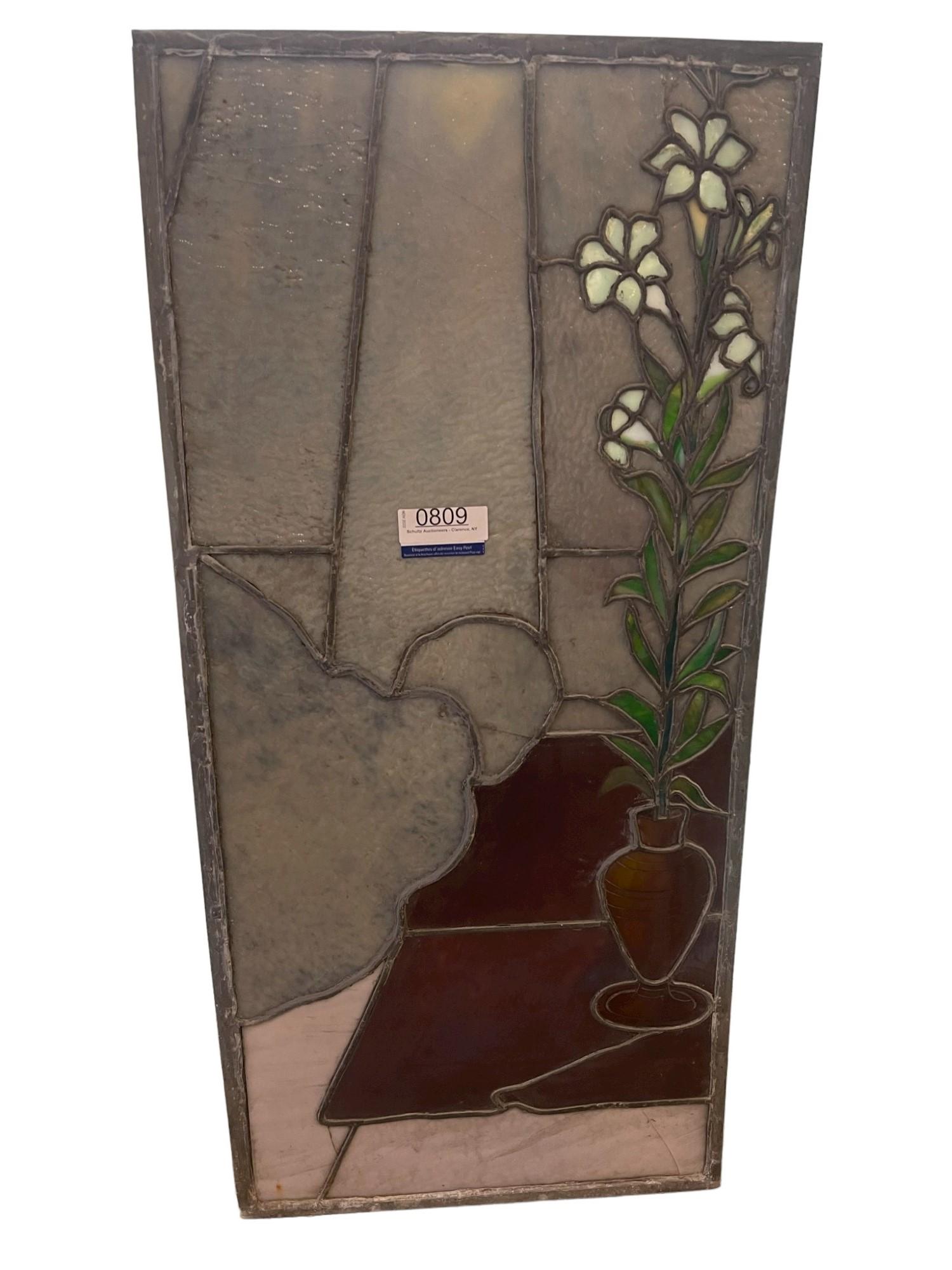 Leaded & Stained Glass Panel (1 of 6)