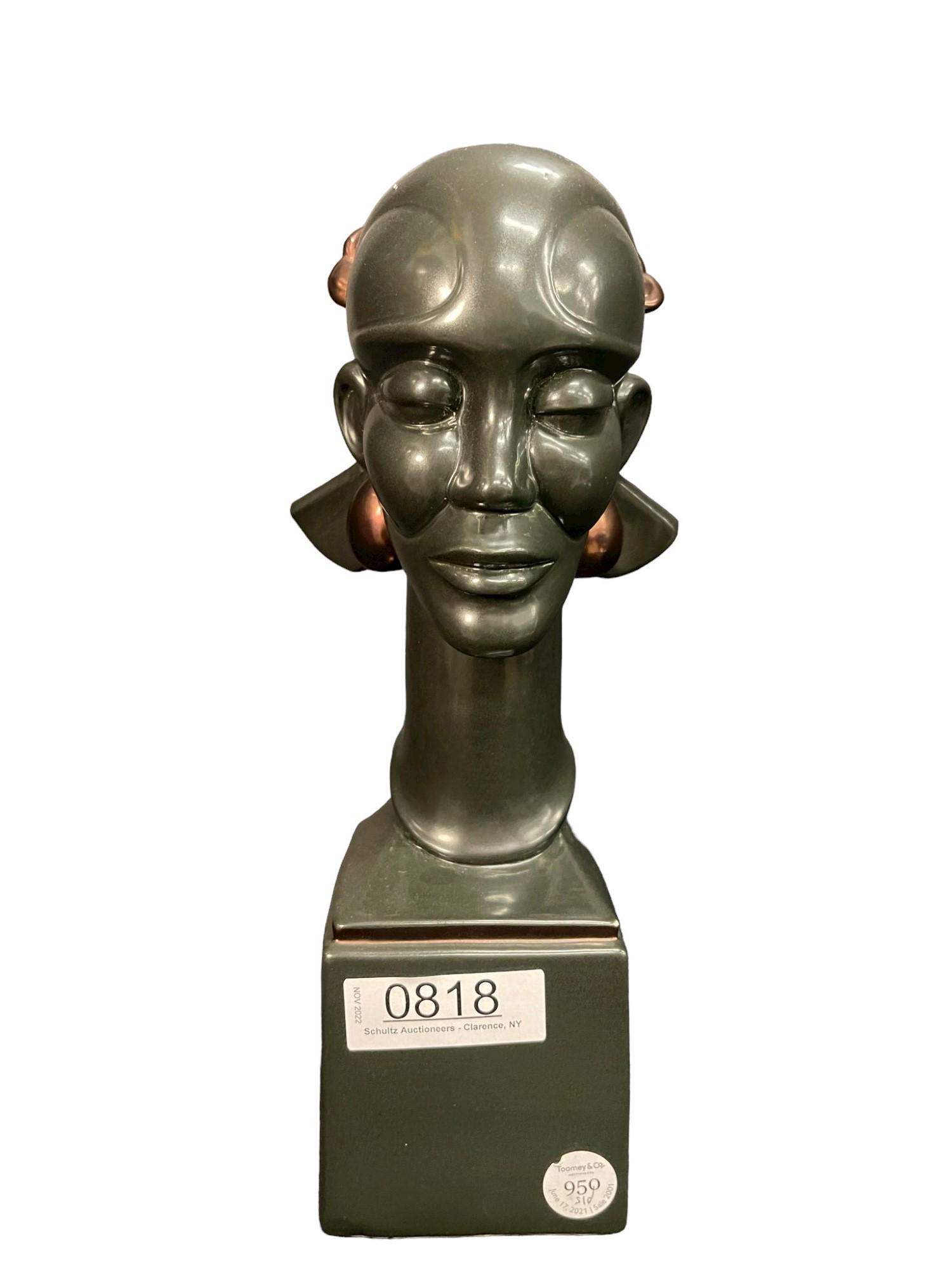 W. Gregory Pottery Bust (1 of 6)