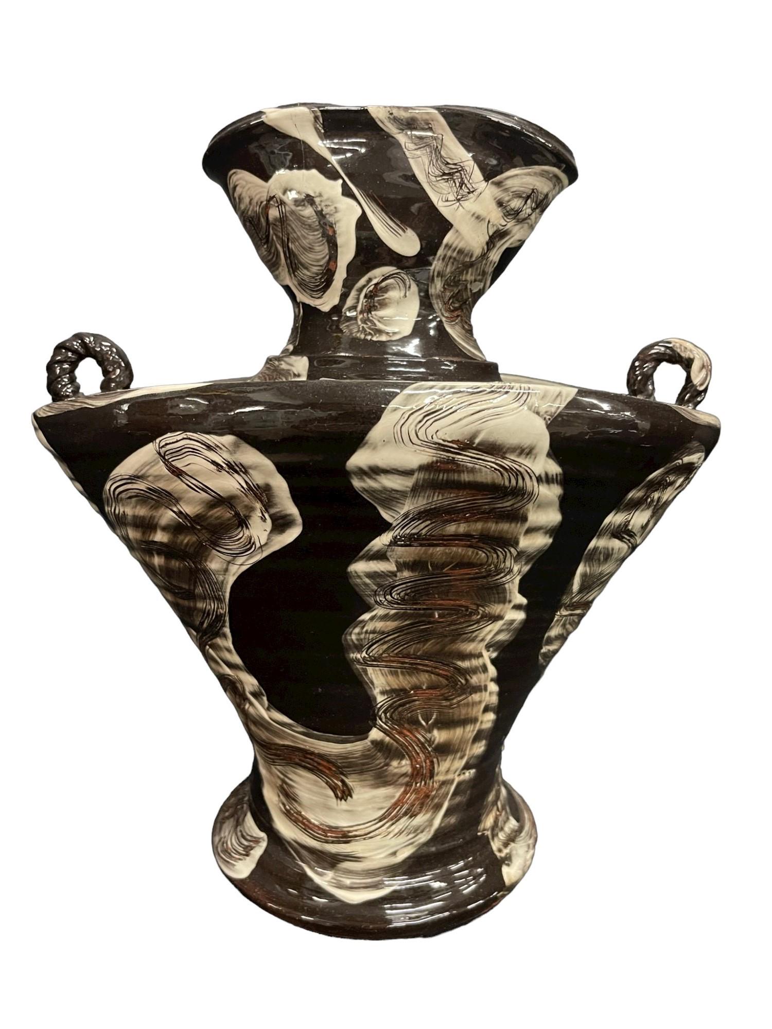 Mid Century Pottery Vase with Removeable Top (1 of 8)