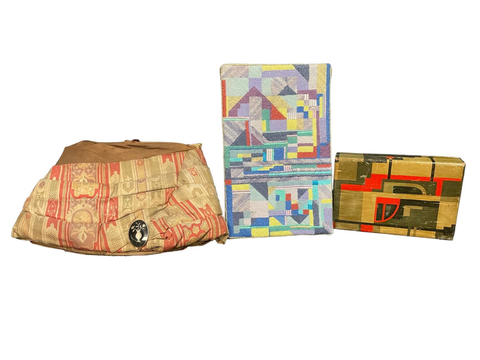 Textile Hat, Art Deco Card Box, etc (1 of 8)