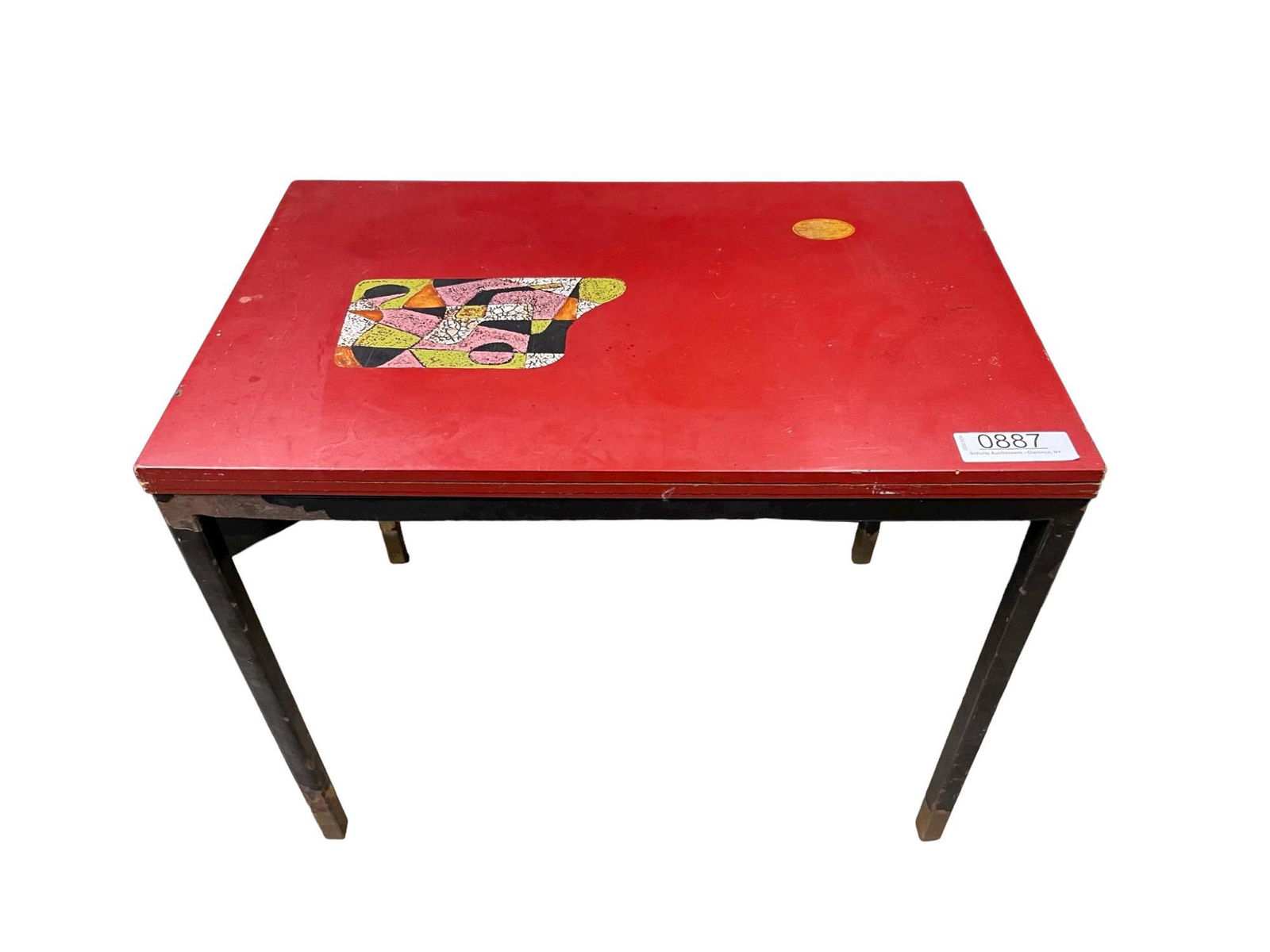 Mid Century Lacquer Top Table (1 of 4)