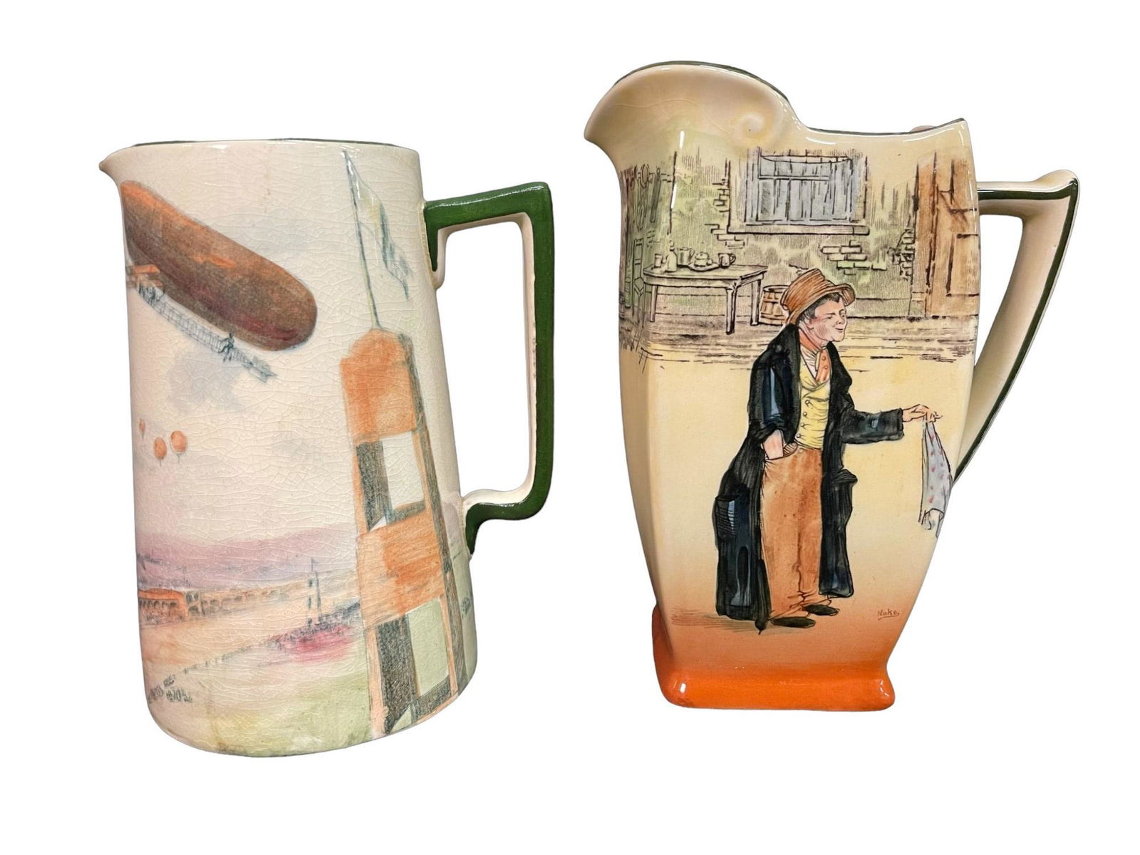 Royal Doulton Pitchers Nov 26, 2022 Schultz Auctioneers in NY