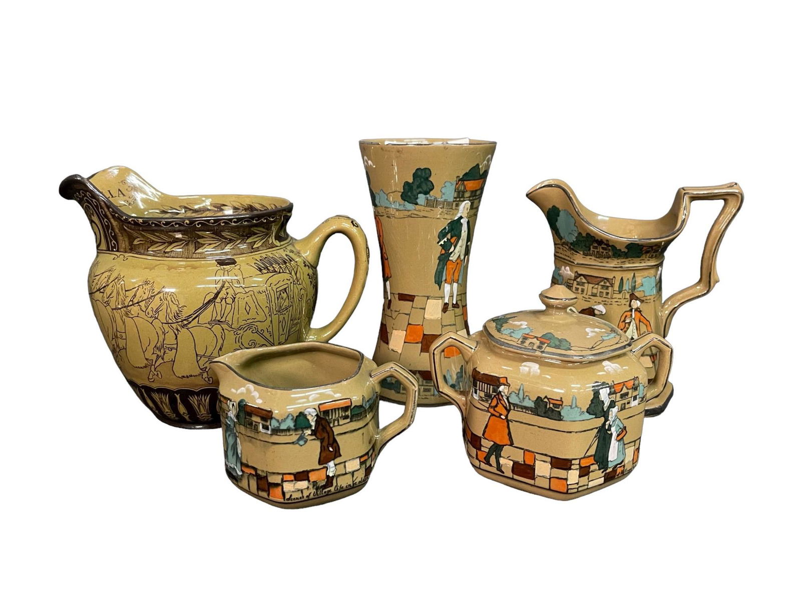 Buffalo Pottery, Creamer/Sugar, Pitcher, etc (1 of 12)