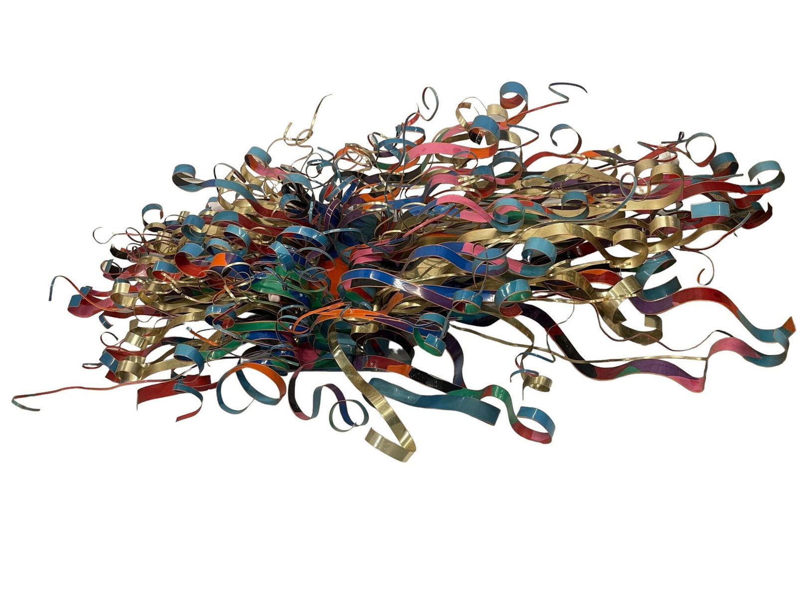 Dorothy Gillispie Metal Ribbon Wall Sculptures (1 of 6)