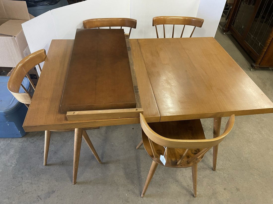 Paul McCobb Planner Group Rectangular Dining Table & Chairs (1 of 6)