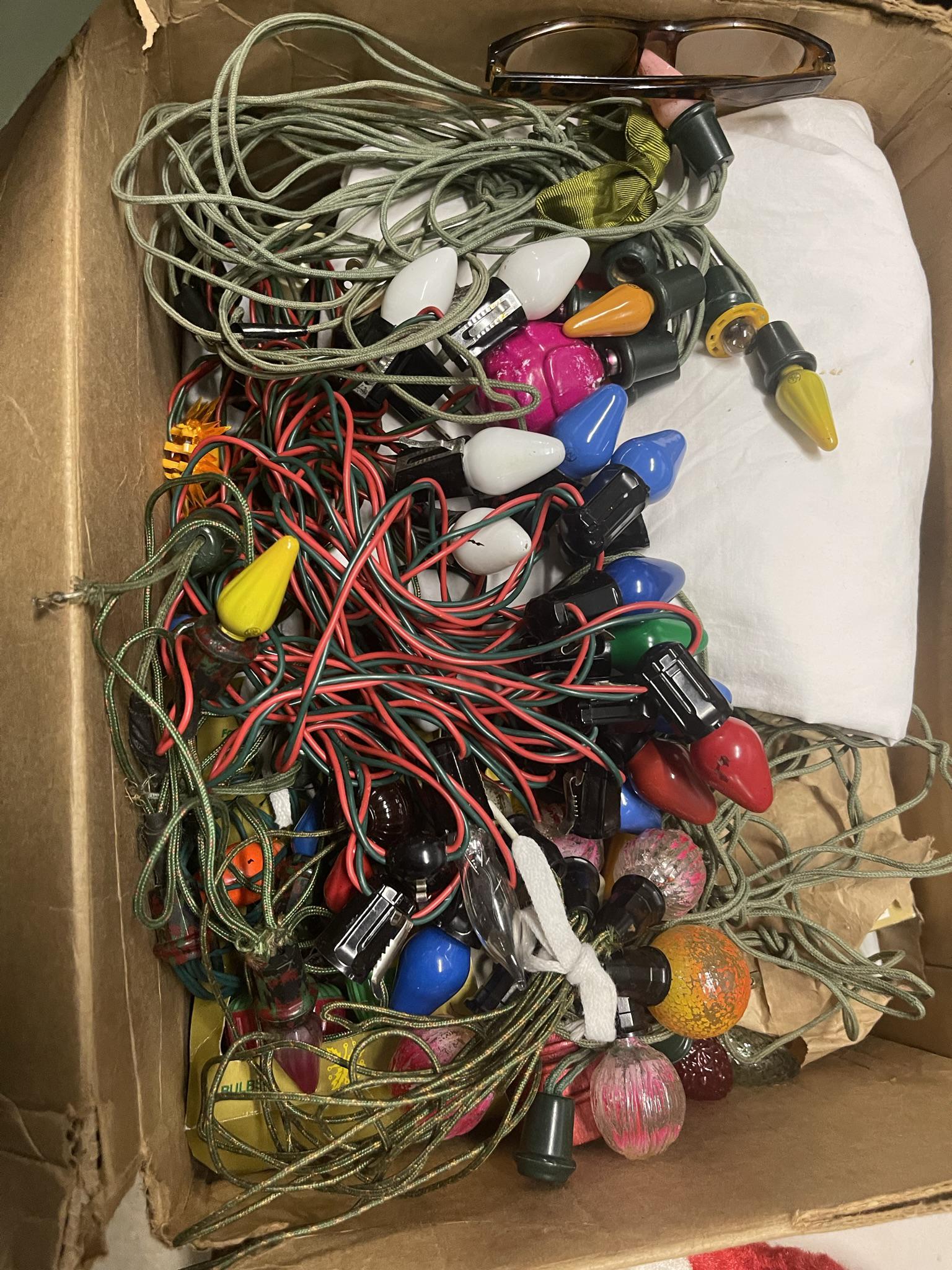 Lot of Christmas Ornaments & Lights: Lot of Christmas Ornaments & Lights -