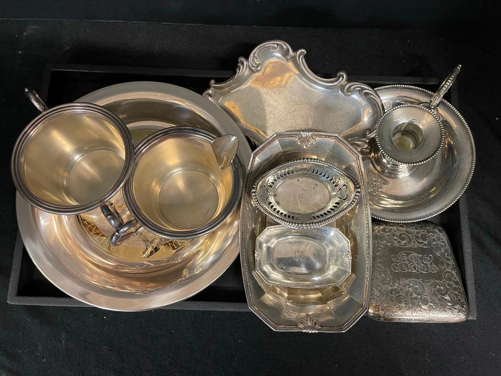 Lot of Sterling Silver incl. Gorham Nut Dishes, etc (1 of 9)