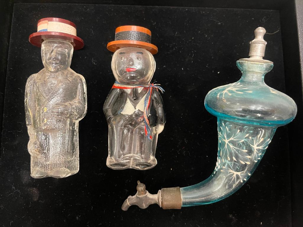 3 Figural Perfume Bottles incl. Unusual Form (1 of 5)