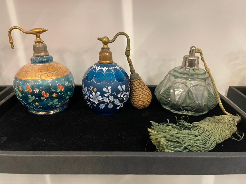 3 Perfume Bottles incl. Art Deco, etc (1 of 4)