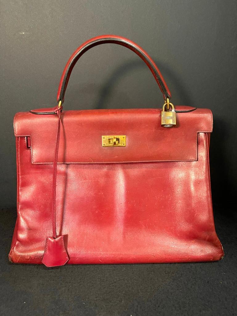 Hermes Leather Kelly Hand Bag (1 of 15)