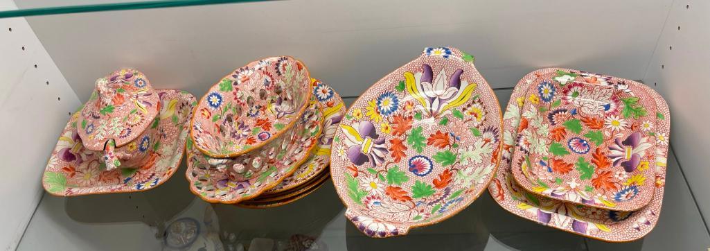 Rare Spode Chrysanthemum Pattern Dishes (1 of 11)