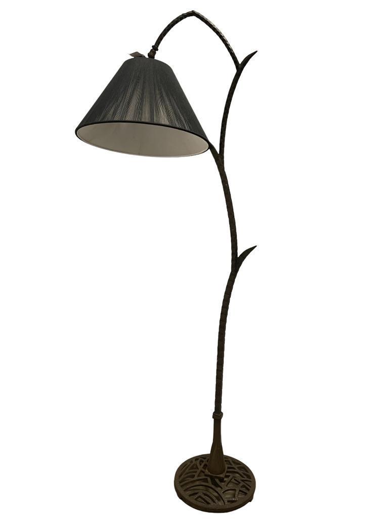 Wrought Iron Floor Lamp, probably French (1 of 9)