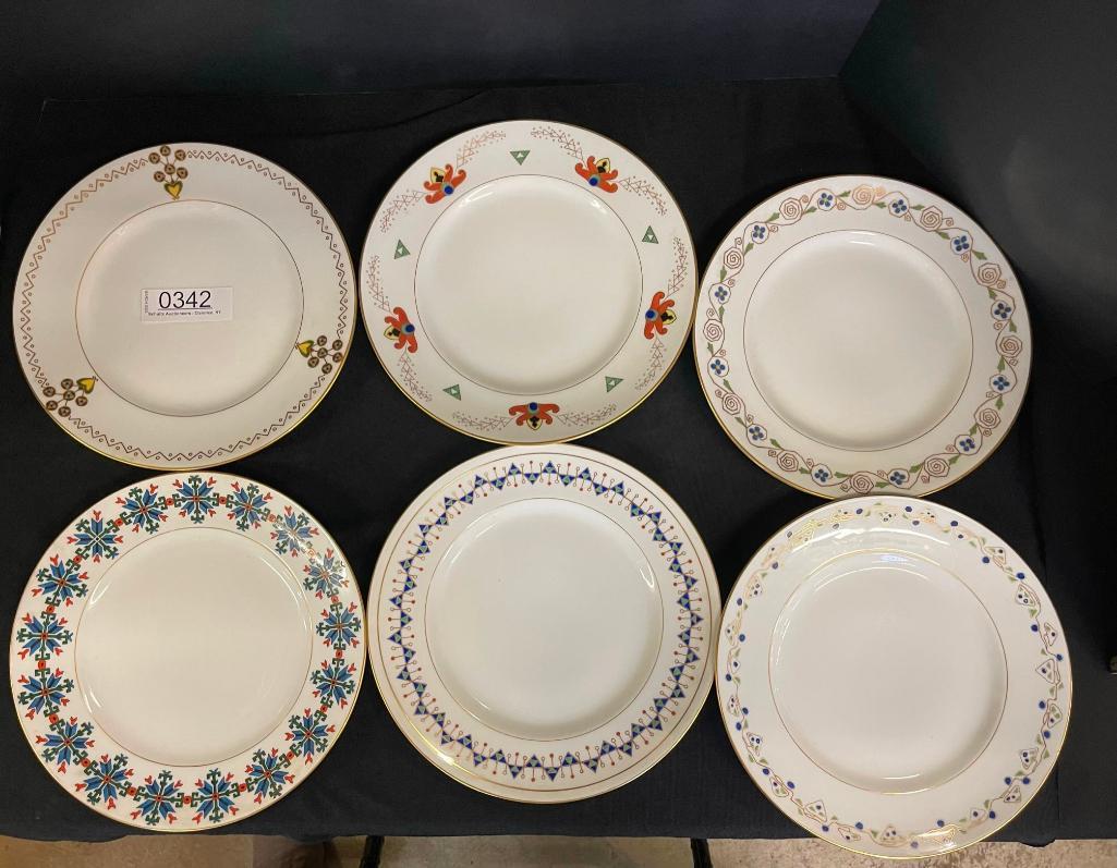 6 Russian Plates by Kornilow Bros. (1 of 6)