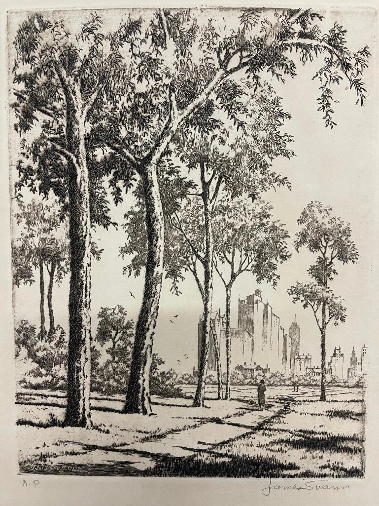 James Swann 1938 AP Etching (1 of 5)