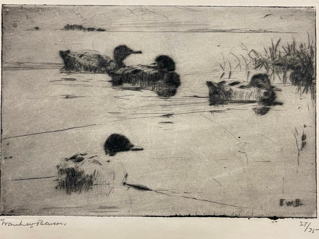 John Watson Benson, Etching, Dry point, signed (1 of 5)