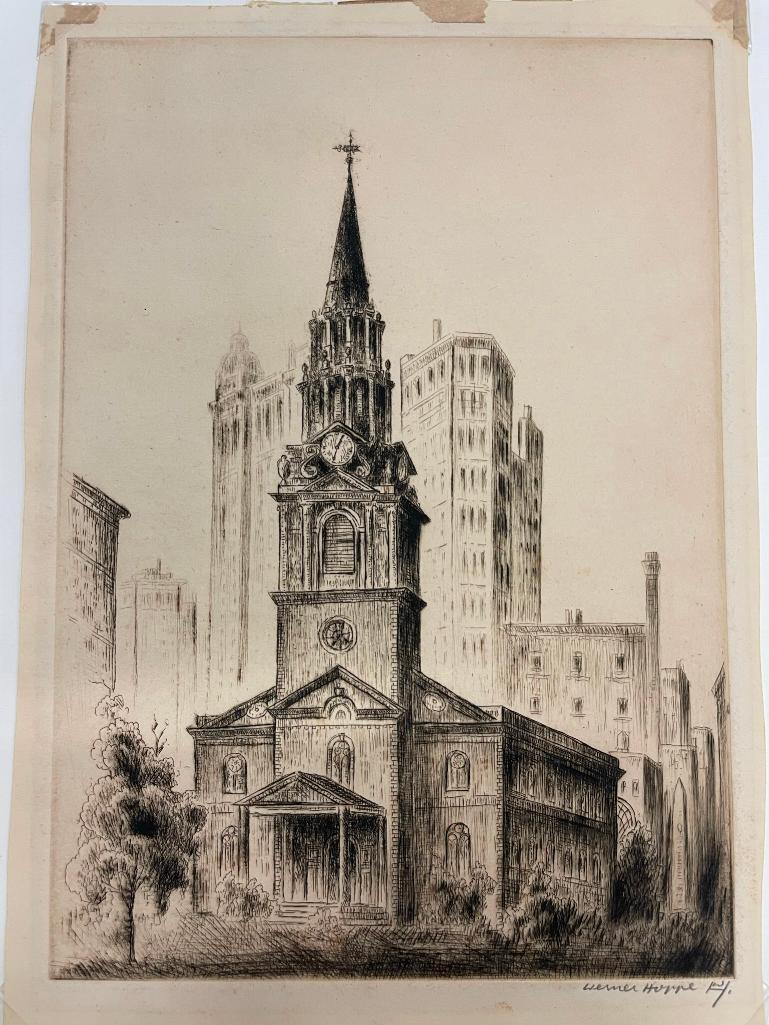 Etchings & Engravings incl. Luigi Kasimer, etc (1 of 10)