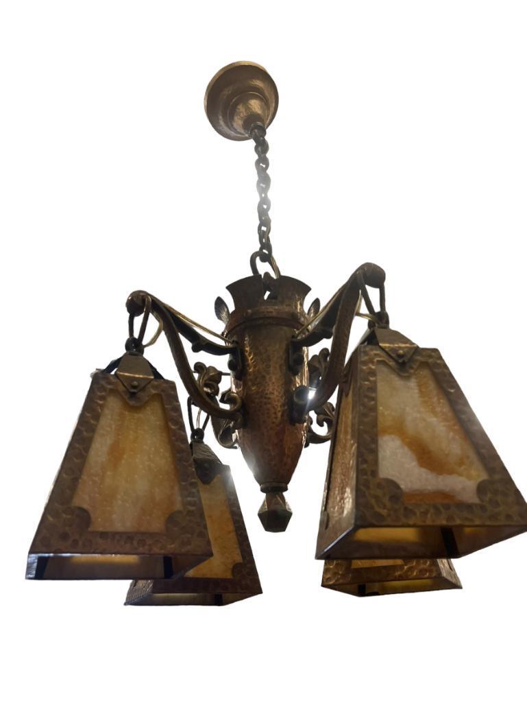Arts & Crafts Hanging Light Fixture (1 of 6)