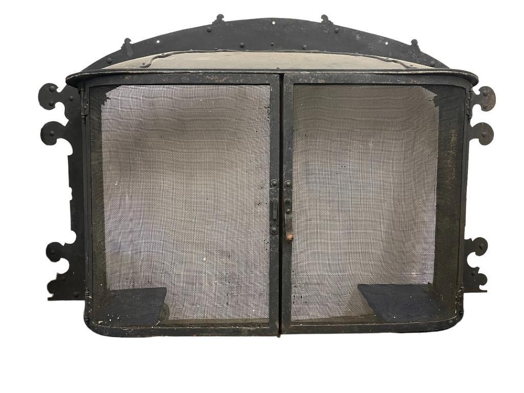 Arts & Crafts Fireplace Iron Surround (1 of 7)