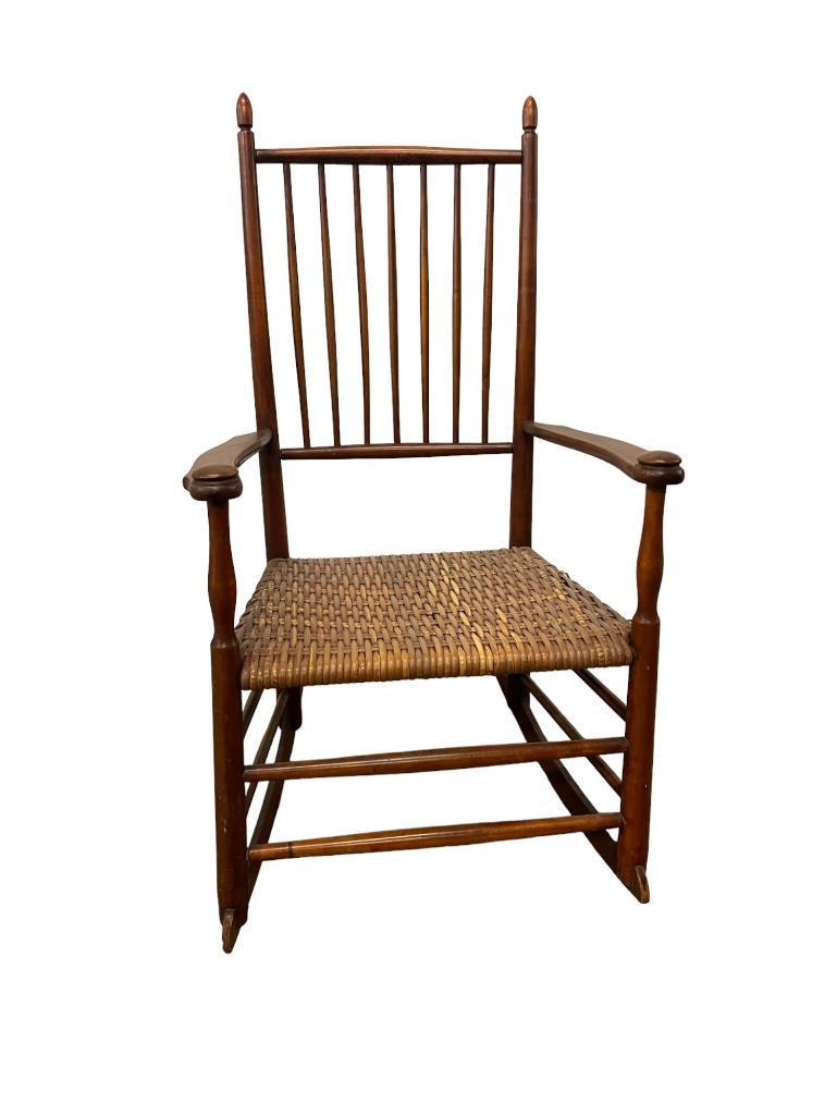 Shaker Rocking Chair w/ Split Reed Seat (1 of 7)