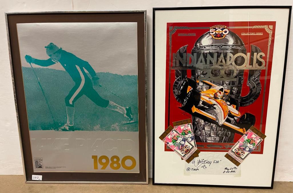1998 Indianapolis 500 Poster & Lake Placid Poster (1 of 6)