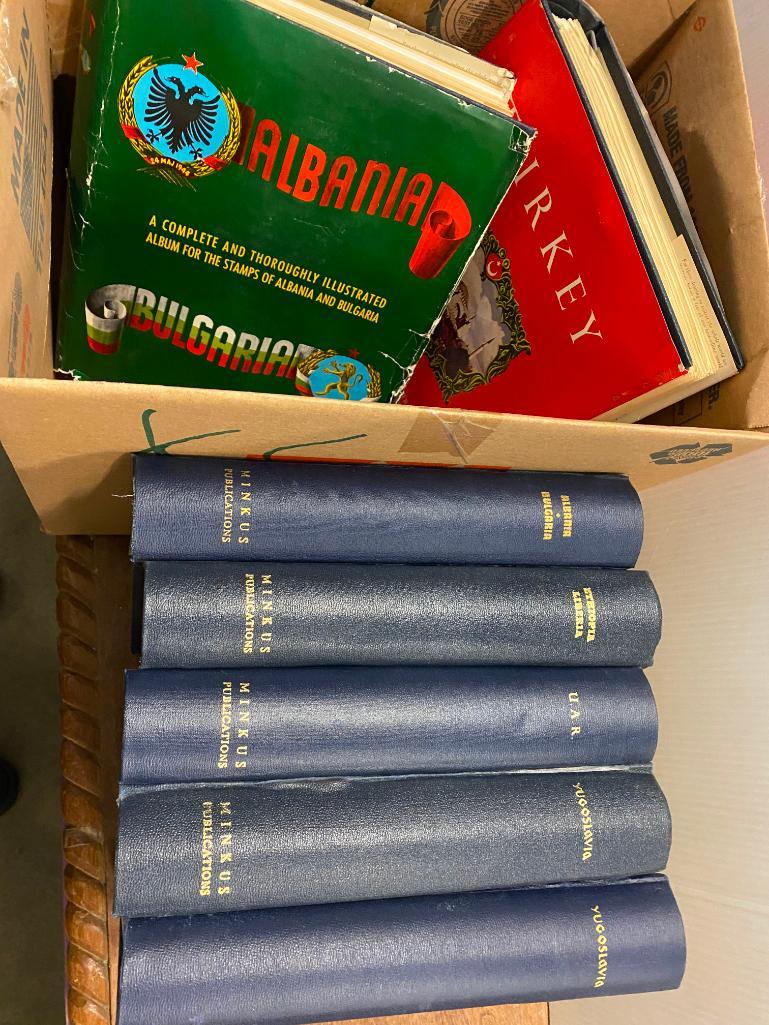 7 Books of Foreign Stamps: 7 Books of Foreign Stamps incl. Yugoslavia, Ethiopia, Albania, Turkey, etc