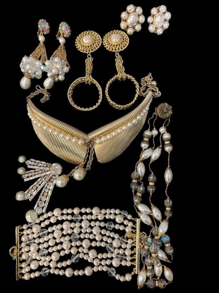 Costume Jewelry incl. Haskell Earrings, etc (1 of 10)