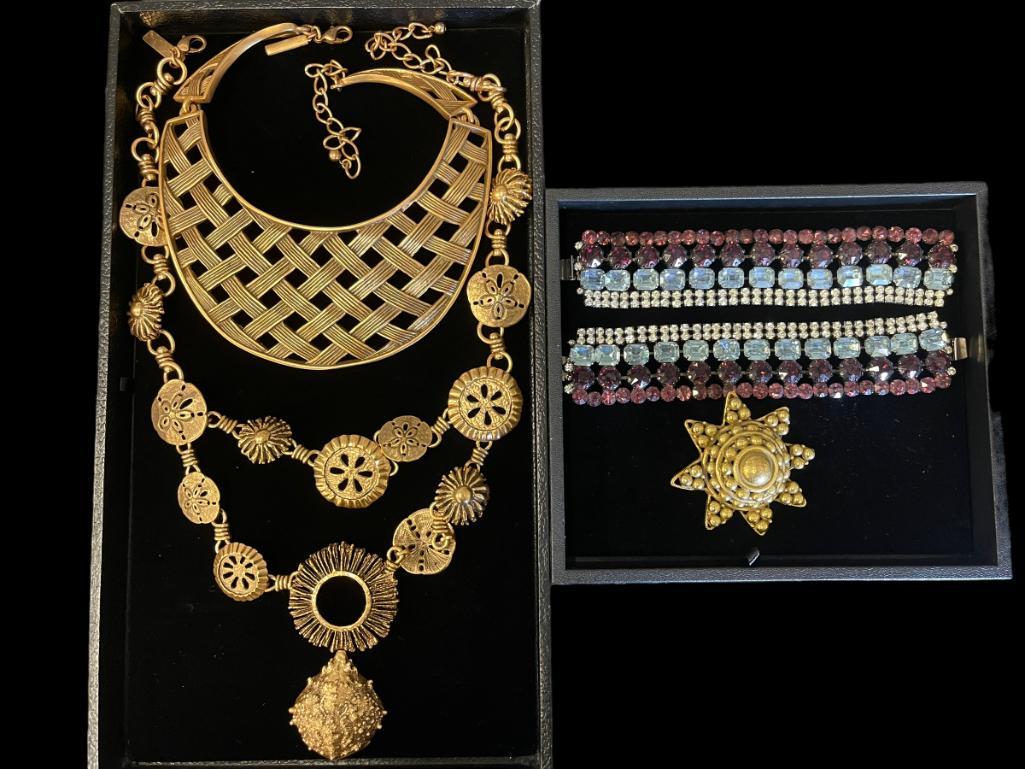 2 Oscar de la Renta Fashion Necklaces etc (1 of 10)