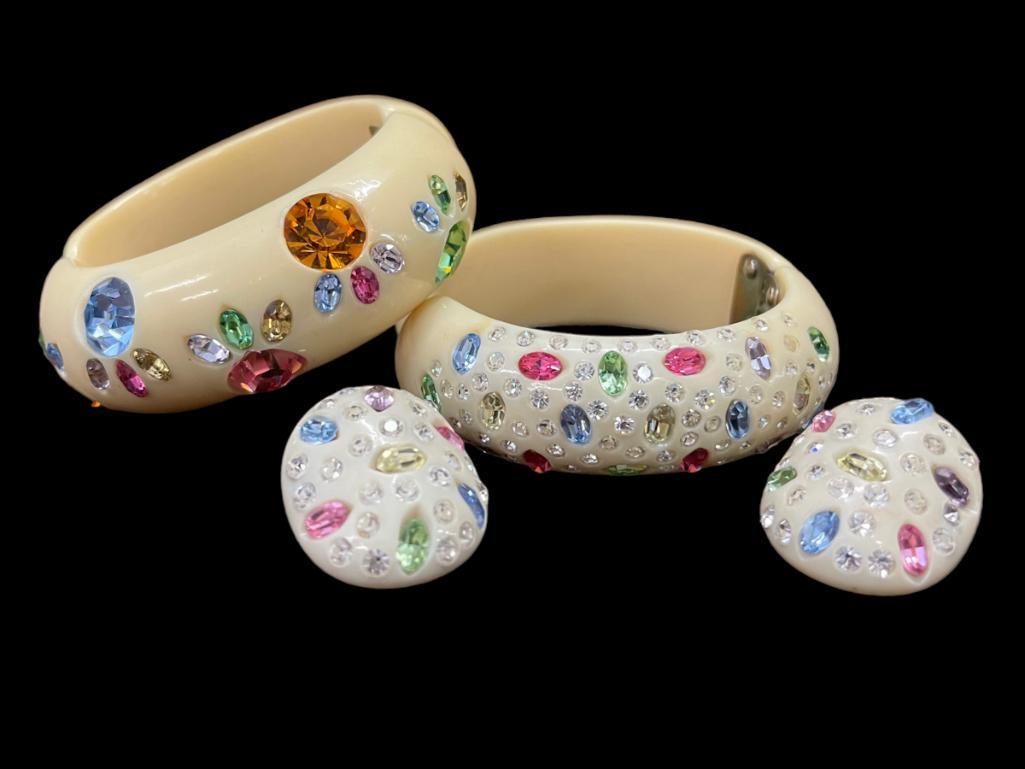 Vintage Jewelry incl. Weiss Cuff Bracelet, etc. (1 of 5)