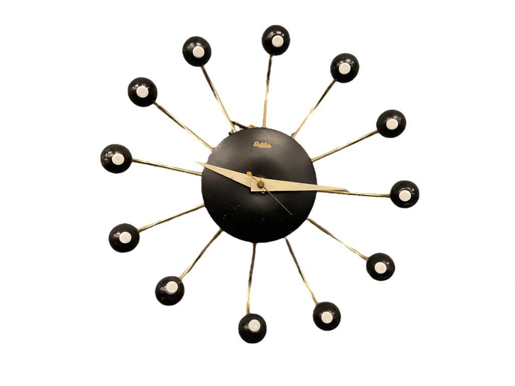 Vintage Snider Clock Co. Spider Eyes Wall Clock (1 of 3)