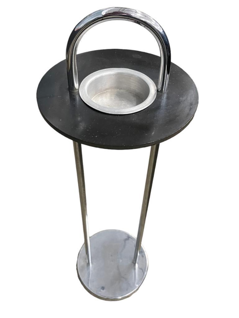1930's Egli Art Deco Chrome Smoking Stand (1 of 5)