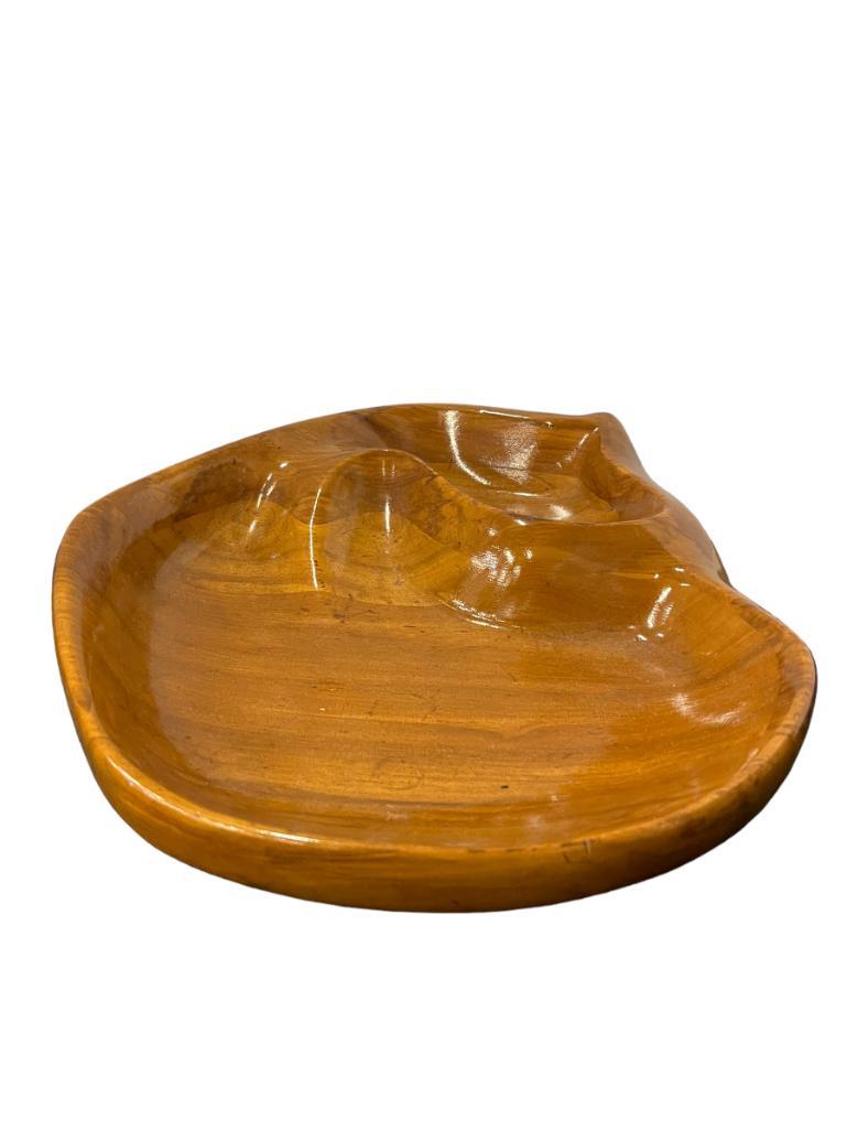 Russel Wright Klise Carved Wood Bowl (1 of 7)