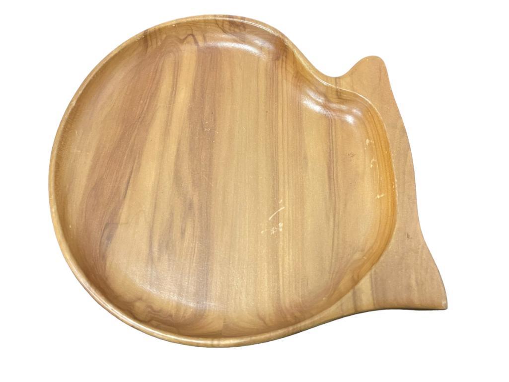 Russel Wright Klise Carved Wood Oyster Bowl (1 of 6)