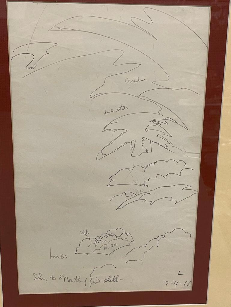 Charles Burchfield Pencil Sketch, 7/4/15 (1 of 4)