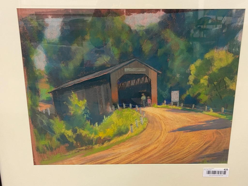 Clifford M. Ulp, Pastel, man with child (1 of 6)