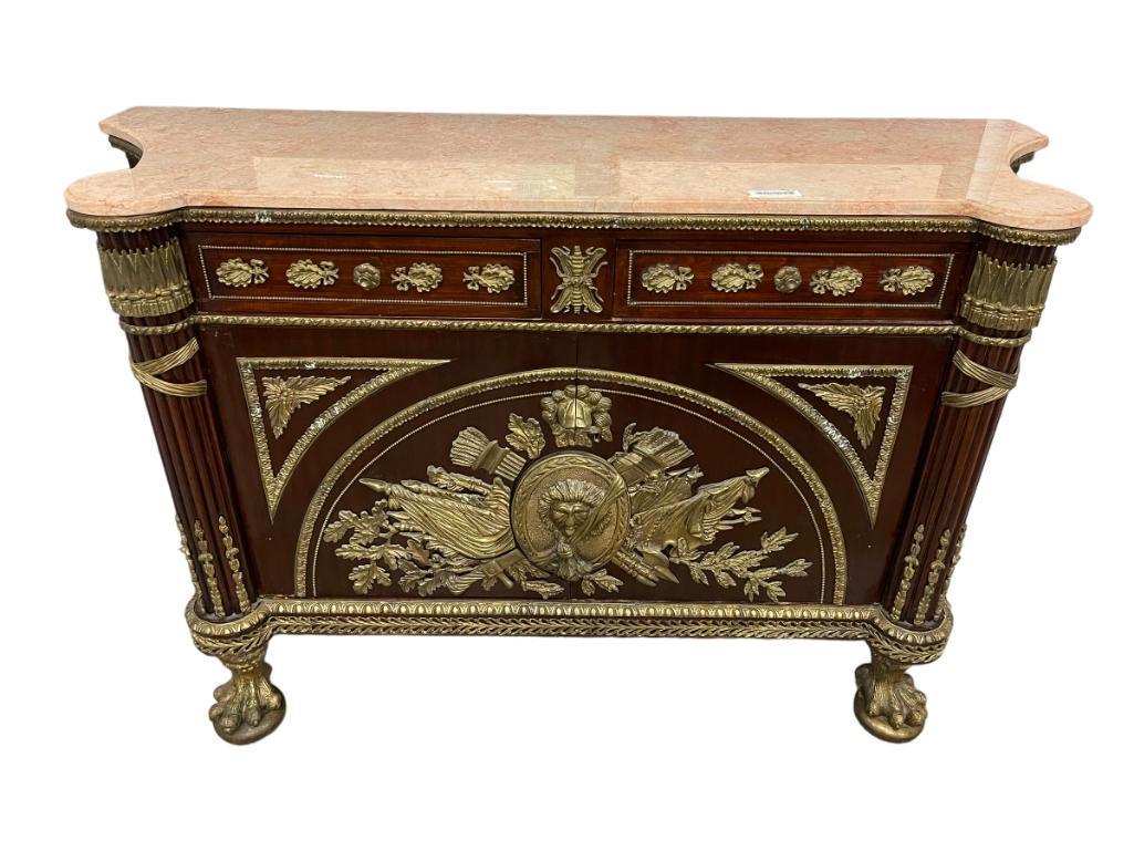 Fabulous 20th C. Marble Top Server (1 of 9)