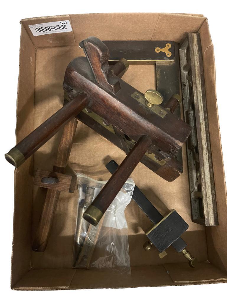 Early Carpenter Tools, Plane, Scribes, etc (1 of 3)