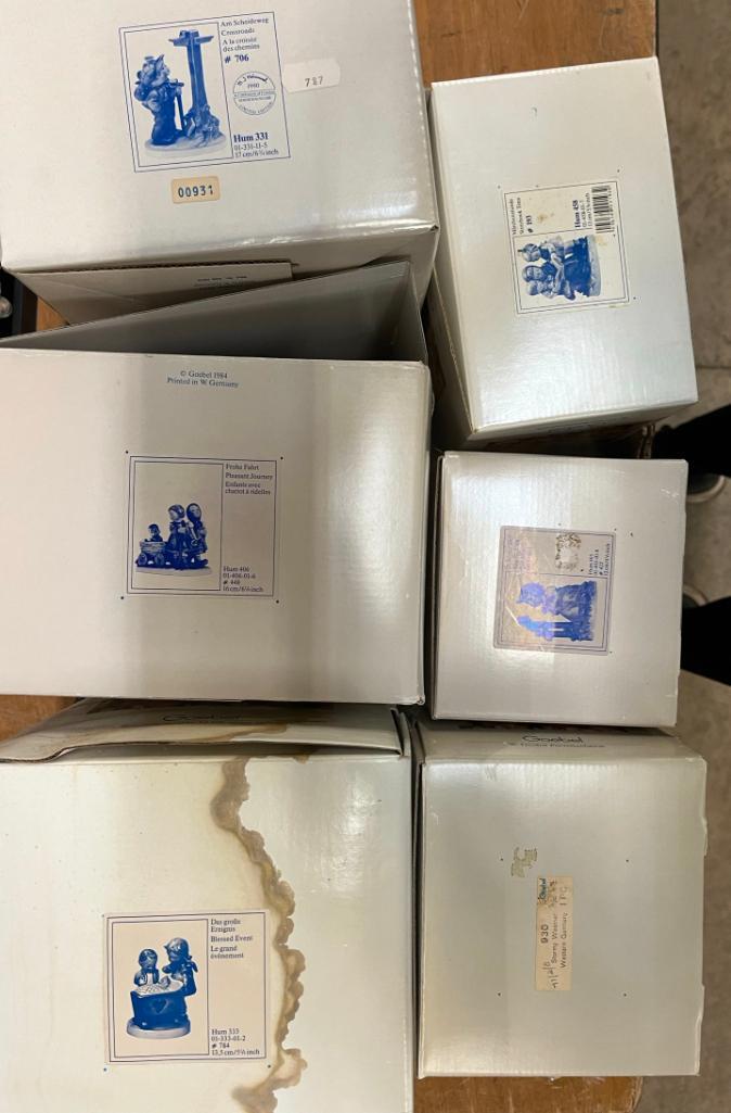 Lot of 6 Goebel Hummel Figurines w/ original boxes (1 of 7)