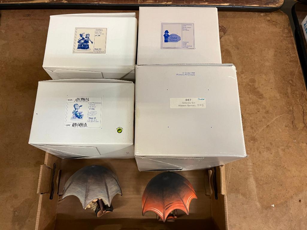 Lot of 4 Goebel Hummel Figurines w/ original boxes (1 of 5)