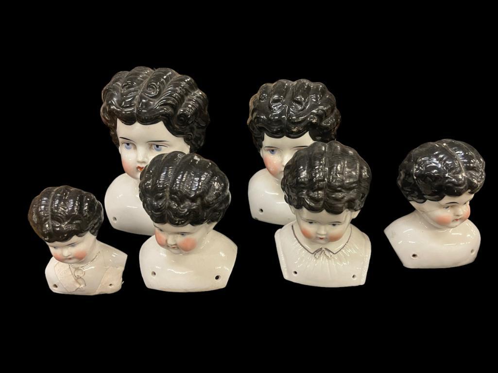 China Head Doll Lot various sizes (1 of 7)
