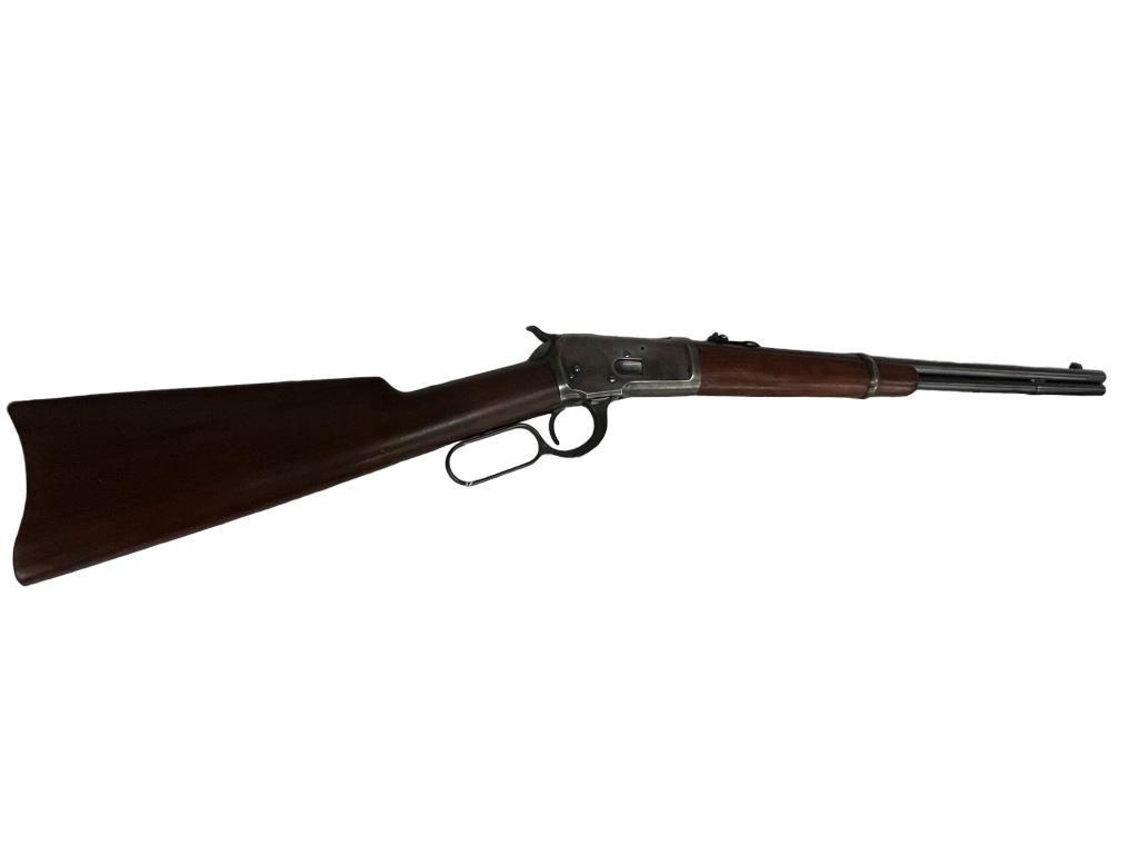 Winchester Model 1892 25-20 WCF Lever Action Rifle: Winchester Model 1892 25-20 WCF Lever Action Saddlering Rifle serial #389115