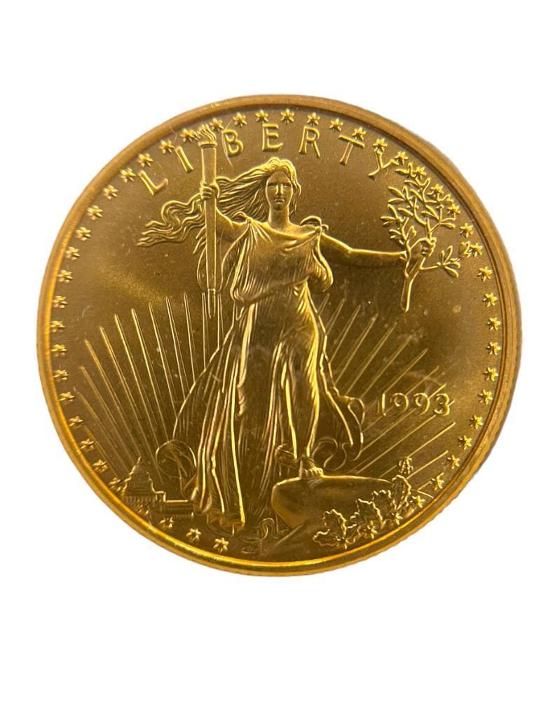 1993 $25 Gold Half Eagle (1 of 5)