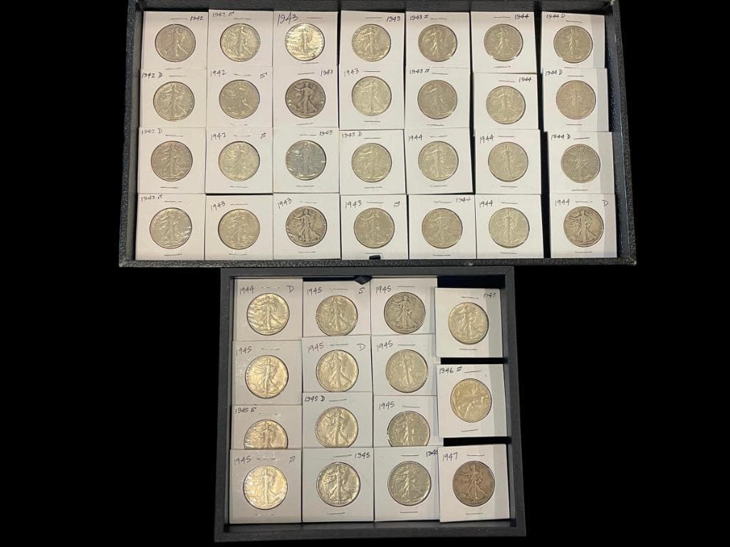 Walking Liberty 1940's Half Dollars (1 of 10)